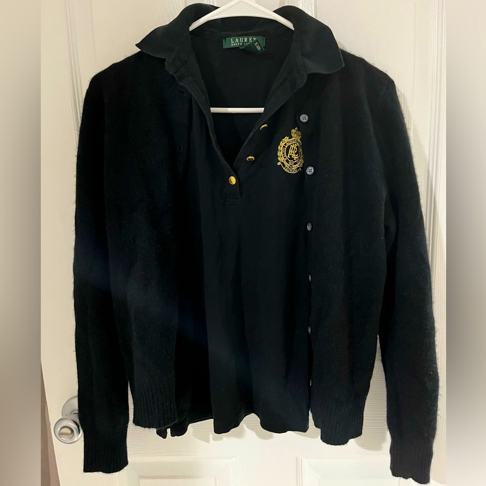 Lauren Ralph Lauren cashmere wool cardigan S 2 - Fab!